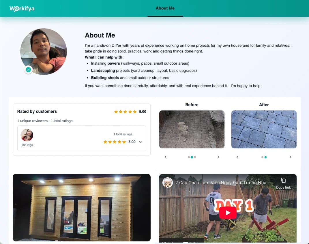 Workifya profile illustration